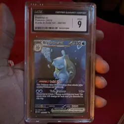 Pokemon Blastoise ex EX Scarlet & Violet 151 Holo 200/165 CGC 9 2023 Card - Image 1
