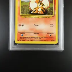 PSA 10 Growlithe 28/102 Pokemon 1999 Base Set Graded Card - Image 3