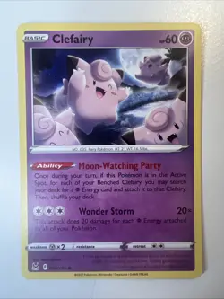 Clefairy 062/196 - Lost Origin - Common - Pokemon Card TCG - LP - Image 1