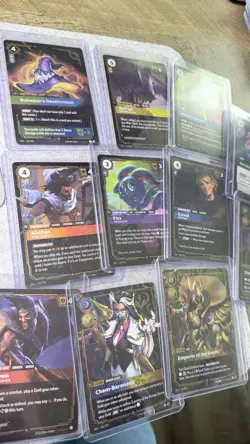 Lot of 11 Rare Cards - LOL Riftbound TCG: Origins & Spiritforged - NM - Image 1