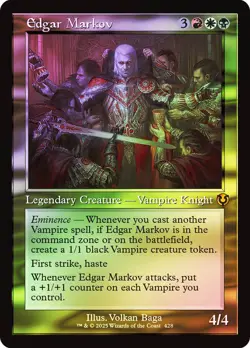 MTG FOIL Edgar Markov - Innistrad Remastered #428 - Image 1