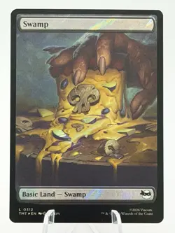Swamp (0312) - Surge Foil Teenage Mutant Ninja Turtles MTG - Image 1
