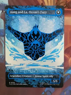 Aang, Swift Savior (Borderless) (Neon Ink Foil) Avatar: The Last Airbender Foil - Image 2