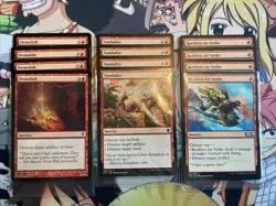 MTG Red Land/Artifact Destroy Sets (4X) Demolish, Vandalize, Reckless Air Strike - Image 1