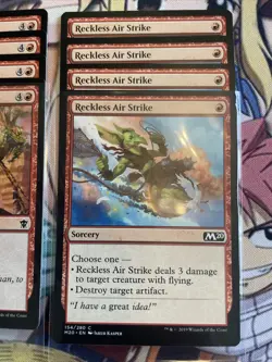 MTG Red Land/Artifact Destroy Sets (4X) Demolish, Vandalize, Reckless Air Strike - Image 4