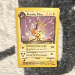 Dunkles Blitza 38/82 Team Rocket German Rare Vintage Pokemon - Image 1