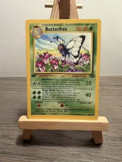 Butterfree 33/64 1st Edition Uncommon Good Condition Jungle WOTC d ERROR - Image 1
