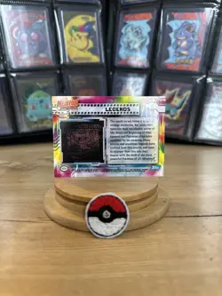 NEW NM Topps 2000 Pokemon Movie Mewtwo Strikes Back Legends HOLO #1 BLUE LOGO - Image 3