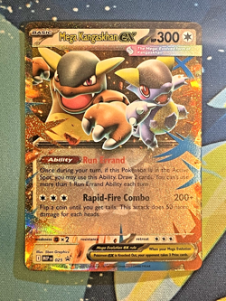 MEGA KANGASKHAN EX 104/132 MEGA EVOLUTIONS POKEMON (DOUBLE RARE, NM) - Image 1