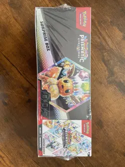 Pokemon TCG Prismatic Evolutions Surprise Box And Booster Bundle Sealed 2 Pack - Image 1