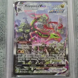 Pokemon Rayquaza VMAX Alternate Art Secret Rare Holo 218/203 PSA 10 - Image 3