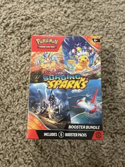 Pokemon TCG Scarlet And Violet Surging Sparks Booster Bundle With 6 Booster Pack - Image 1