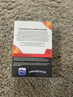 Pokemon TCG Scarlet And Violet Surging Sparks Booster Bundle With 6 Booster Pack - Image 4