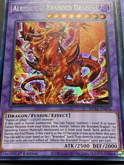 2x Albion The Branded Dragon + The Dragon That Devours The Dogma | YuGiOh! - Image 2