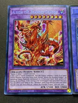2x Albion The Branded Dragon + The Dragon That Devours The Dogma | YuGiOh! - Image 3