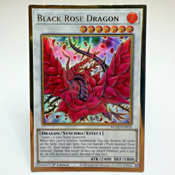 Yugioh Black Rose Dragon MGED-EN026 1st Edition Gold Rare Holo - NM 💎 - Image 1
