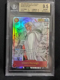 2024 One Piece Silvers Rayleigh MANGA ART SEC OP08-118 Two Legends BGS 9.5 - Image 1