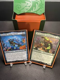 TMNT 60 Card Legacy MTG Deck Sleeved and in deck box ready to play NM - Image 1