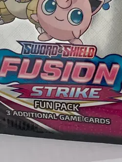 Pokemon Card - Fusion Strike - Fun Pack - 3 Cards - Factory Sealed - Image 3