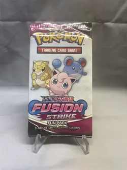 Pokemon TCG Sword and Shield Fusion Strike Fun Pack - 3 Cards - Unopened - Image 1