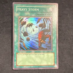 Yu-Gi-Oh! TCG Heavy Storm Holo Spell Card MRD-142 Metal Raiders 1996 - Image 1