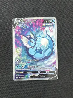 Vaporeon V SWSH181 Pokemon TCG Sword & Shield Promo Cards LP - Image 1