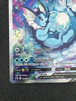 Vaporeon V SWSH181 Pokemon TCG Sword & Shield Promo Cards LP - Image 5