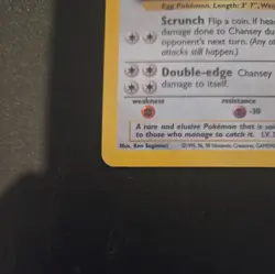 Chansey 3/130 Base Set 2 Holo Rare Pokemon Card WOTC Played - Image 5