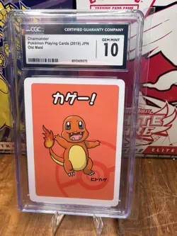 CGC 10 Gem Mint Charmander Old Maid 2019 Japanese Pokemon Card - Image 1