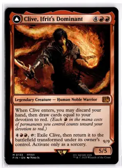 Clive, Ifrit's Dominant 133 Mythic FINAL FANTASY Magic: The Gathering Near Mint - Image 1