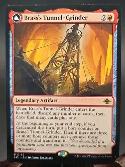 Brass's Tunnel-Grinder The Lost Caverns of Ixalan MTG Regular HP (Crease Corner) - Image 1