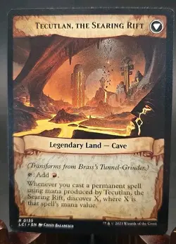 Brass's Tunnel-Grinder The Lost Caverns of Ixalan MTG Regular HP (Crease Corner) - Image 2