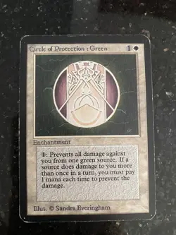 Circle of Protection Green X1 mtg Alpha Lp - Image 1