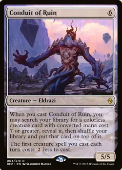 X 1 Conduit Of Ruin NM-M Battle For Zendikar 004 MTG Magic The Gathering - Image 1