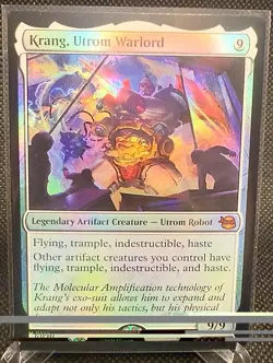 MTG - Teenage Mutant Ninja Turtles - Krang, Utrom Warlord Foil - Image 1