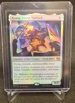 MTG - Teenage Mutant Ninja Turtles - Krang, Utrom Warlord Foil - Image 3
