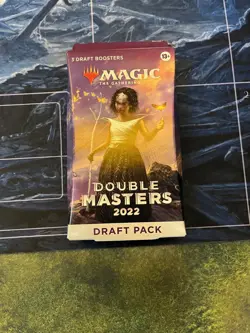 MtG Double Masters 2022 Draft Pack Sealed 3X Booster Packs - Image 1