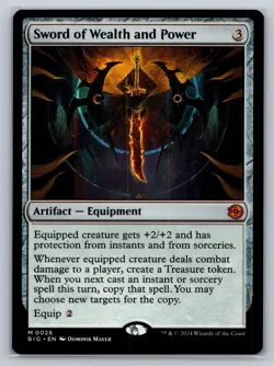 Sword of Wealth and Power Outlaws of Thunder Junction: the Big Score Regular - Image 1