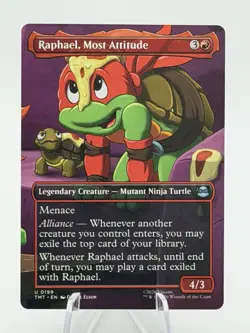 Raphael, Most Attitude (Borderless) [Teenage Mutant Ninja Turtles] M/NM - Image 1