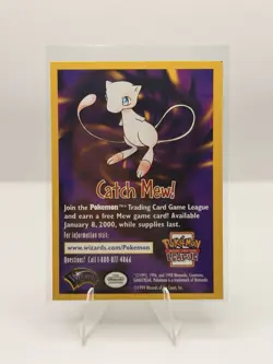 Pokemon Catch Mew Wotc Promo Promo 1999 Card - Image 1