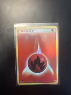Pokemon Card - Fire Energy Ruby and Sapphire 106/109 Common Reverse Holo - Image 1