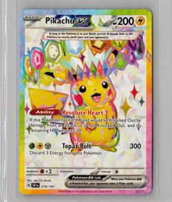 Pikachu ex - 219/191 - Pokemon TCG Surging Sparks Full Art Ultra Rare NM - Image 1