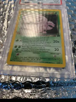 PSA 2000 Pokemon Rocket, DARK WEEZING -HOLO #14/+ 2 OTHERS SHARP CARD - Image 3