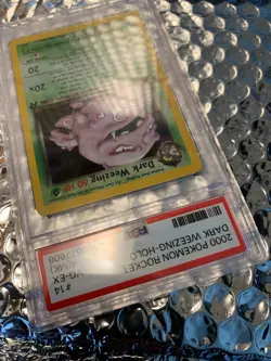 PSA 2000 Pokemon Rocket, DARK WEEZING -HOLO #14/+ 2 OTHERS SHARP CARD - Image 5