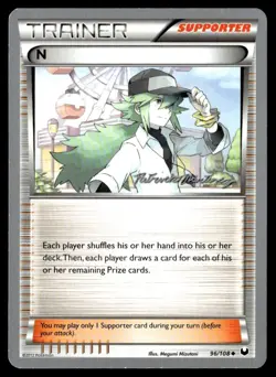 2012 Black & White - Dark Explorers world championships 2015 N Uncommon #96 - Image 1