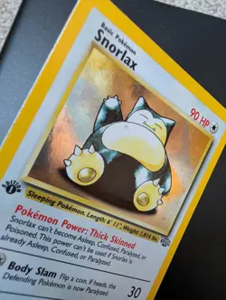 Snorlax 11/64 1st Edition Jungle Holo Rare WOTC Pokemon Card - Image 3