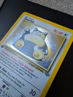 Snorlax 11/64 1st Edition Jungle Holo Rare WOTC Pokemon Card - Image 4