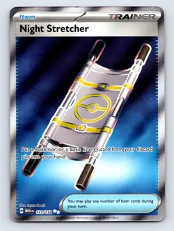 2025 Pokemon Mega Evolutions NIGHT STRETCHER 173/132 Trainer Item Card Full Art - Image 1