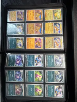 Pokemon 151 MAIN COLLECTION MASTER SET + Promos | Rare | Holos | Suede Binder - Image 5