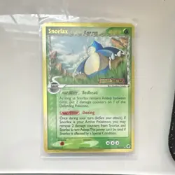 Pokemon Snorlax Delta Species 10/101 Dragon Frontiers Reverse Holo Rare Card - Image 1